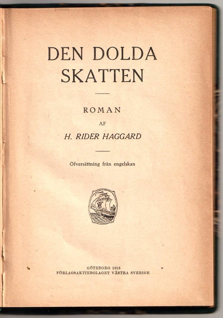 Four Old Swedish Classic Hardcover Books Published 1913-1928