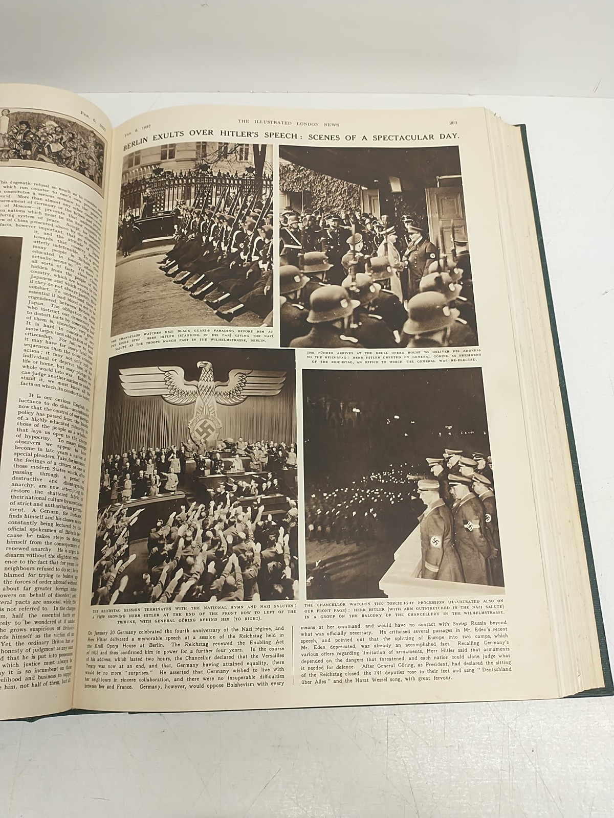 The Illustrated London News Bound Lot of 2: July-October 1934 January-March 1937