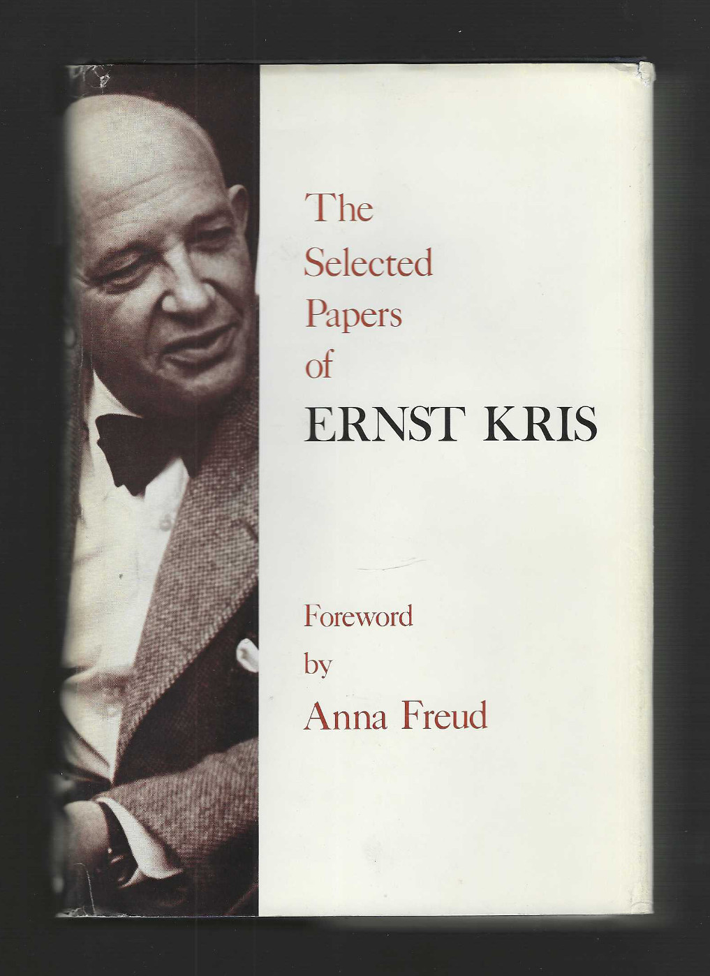 Selected Papers of Ernst Kris 1975 vintage Psychiatry Austria Freud 1st Ed HC/DJ