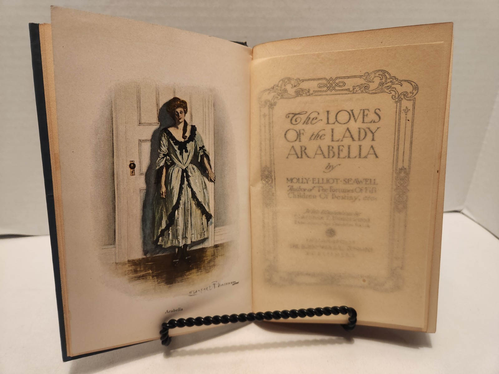 The Loves of the Lady Arabella Molly Elliot Seawell 1906 HC Antique Ships Free