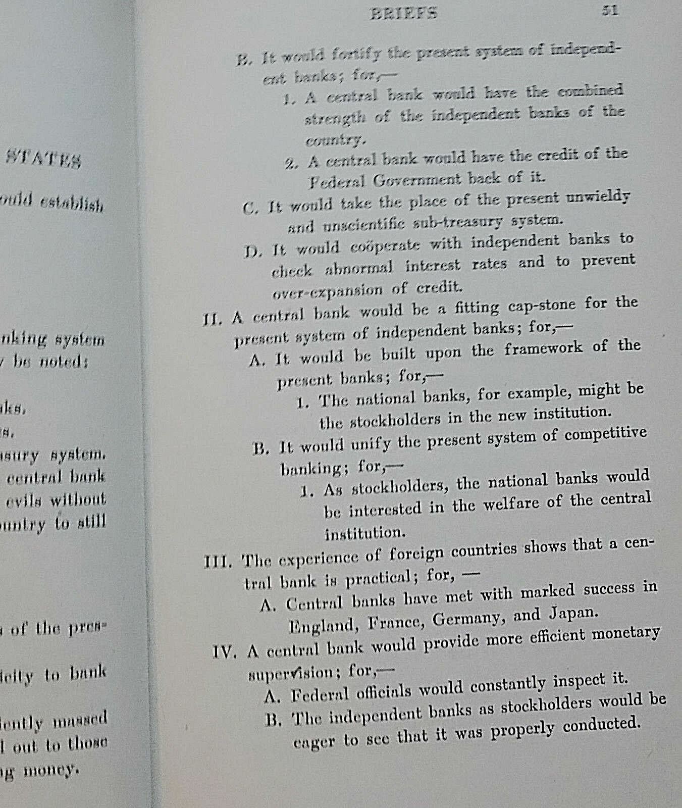 E C Robbins HIGH SCHOOL DEBATE BOOK 1913 McClurg Antique Hardcover Textbook