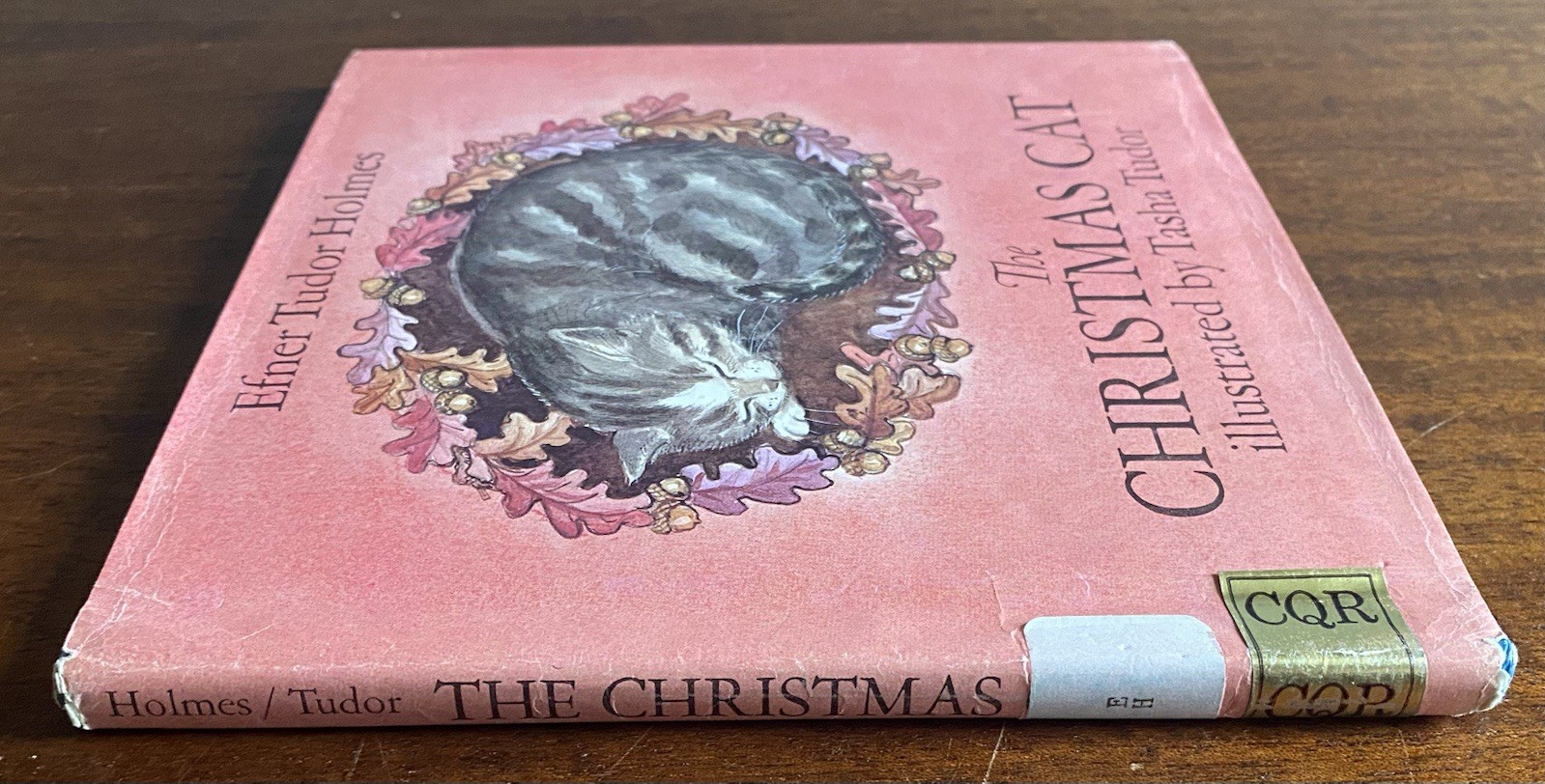 The Christmas Cat By Efner Tudor Holmes, Tasha Tudor, Vintage 1976 Hardcover