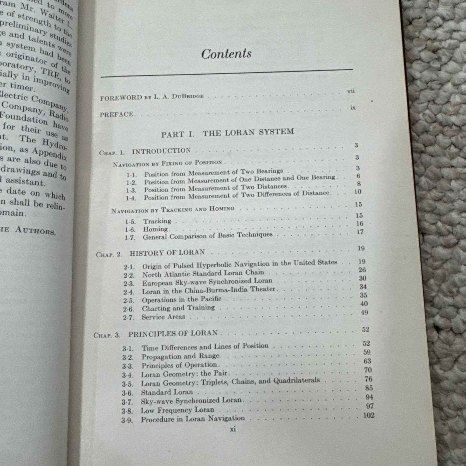 RARE! LORAN Long Range Navigation 1948 1st Ed. 2nd Impr. Pierce MIT Radiation
