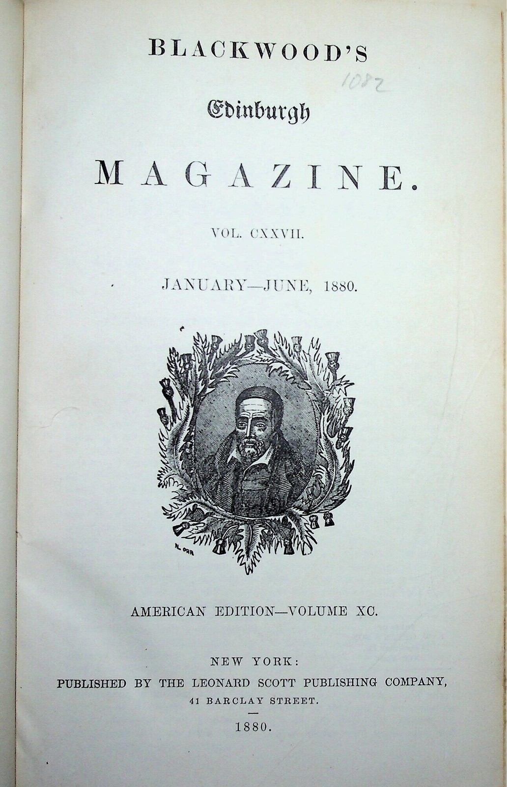 Blackwood’s Edinburgh Magazine-American Edition-Complete 1880 issues- 1st ed