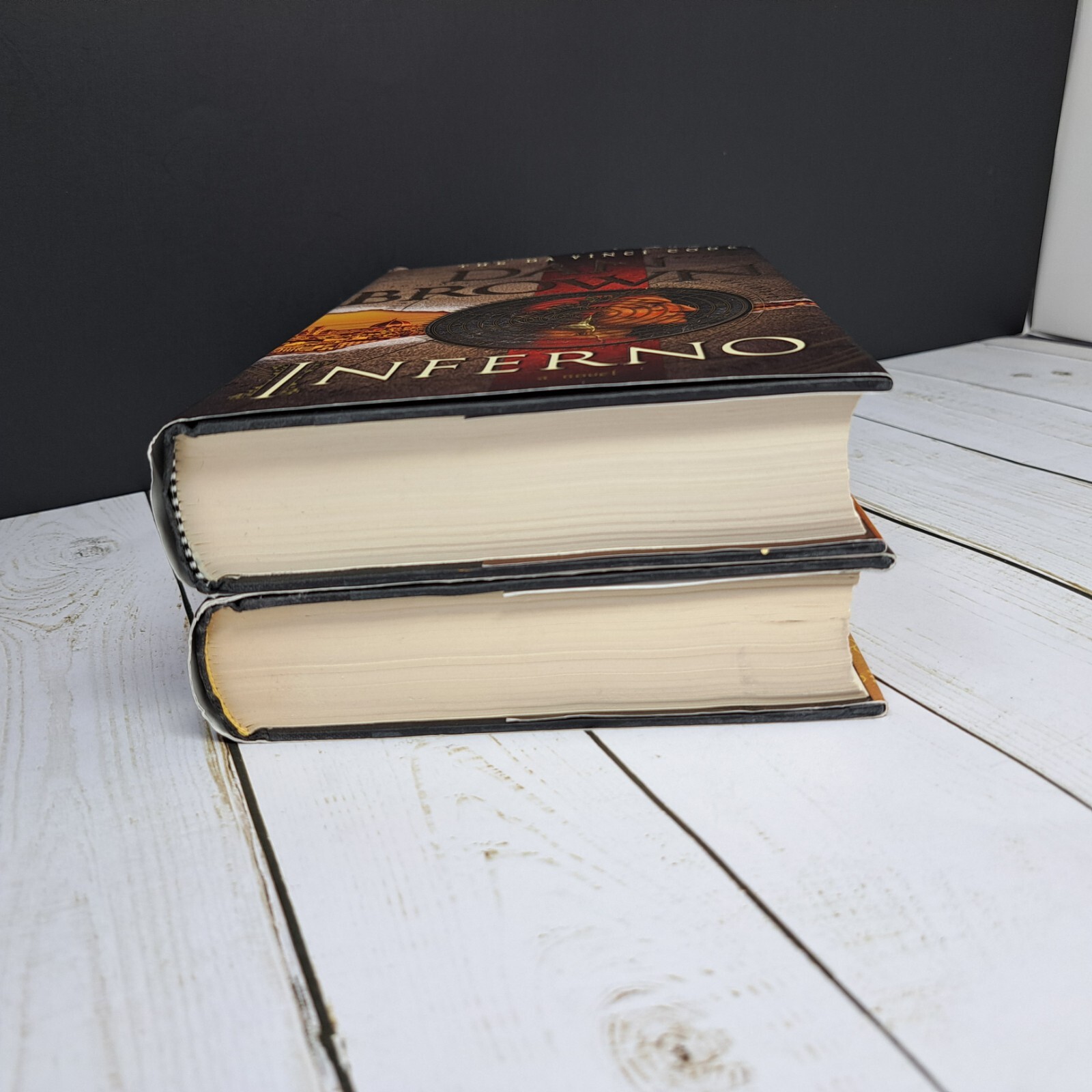 (2) Dan Brown First Edition Books Inferno & Lost Symbol Hardcover w/ Dust Cover