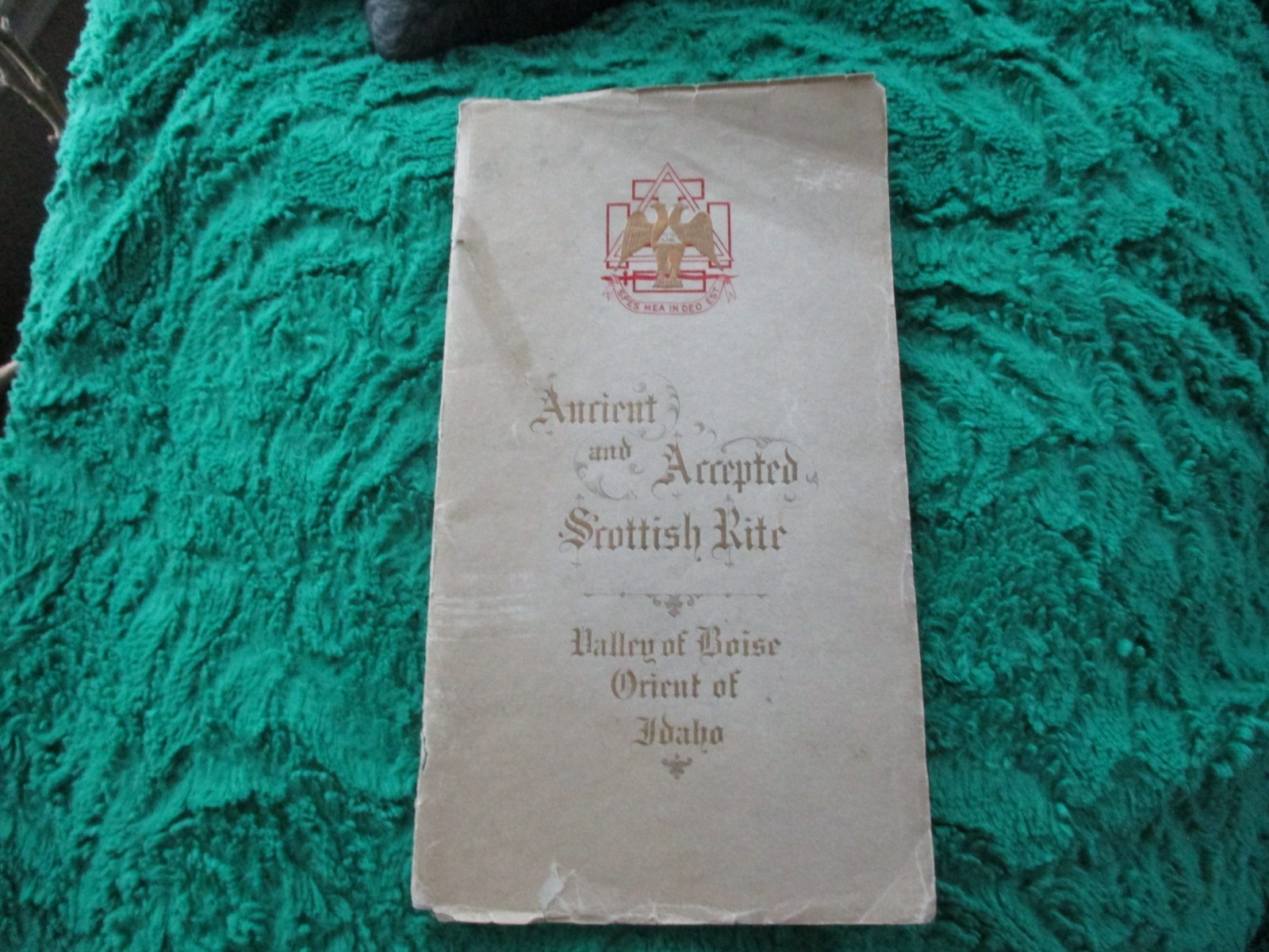 Ancient and Accepted Scottish Rite Valley of Boise Orient of Idaho 1920 Scarce 1