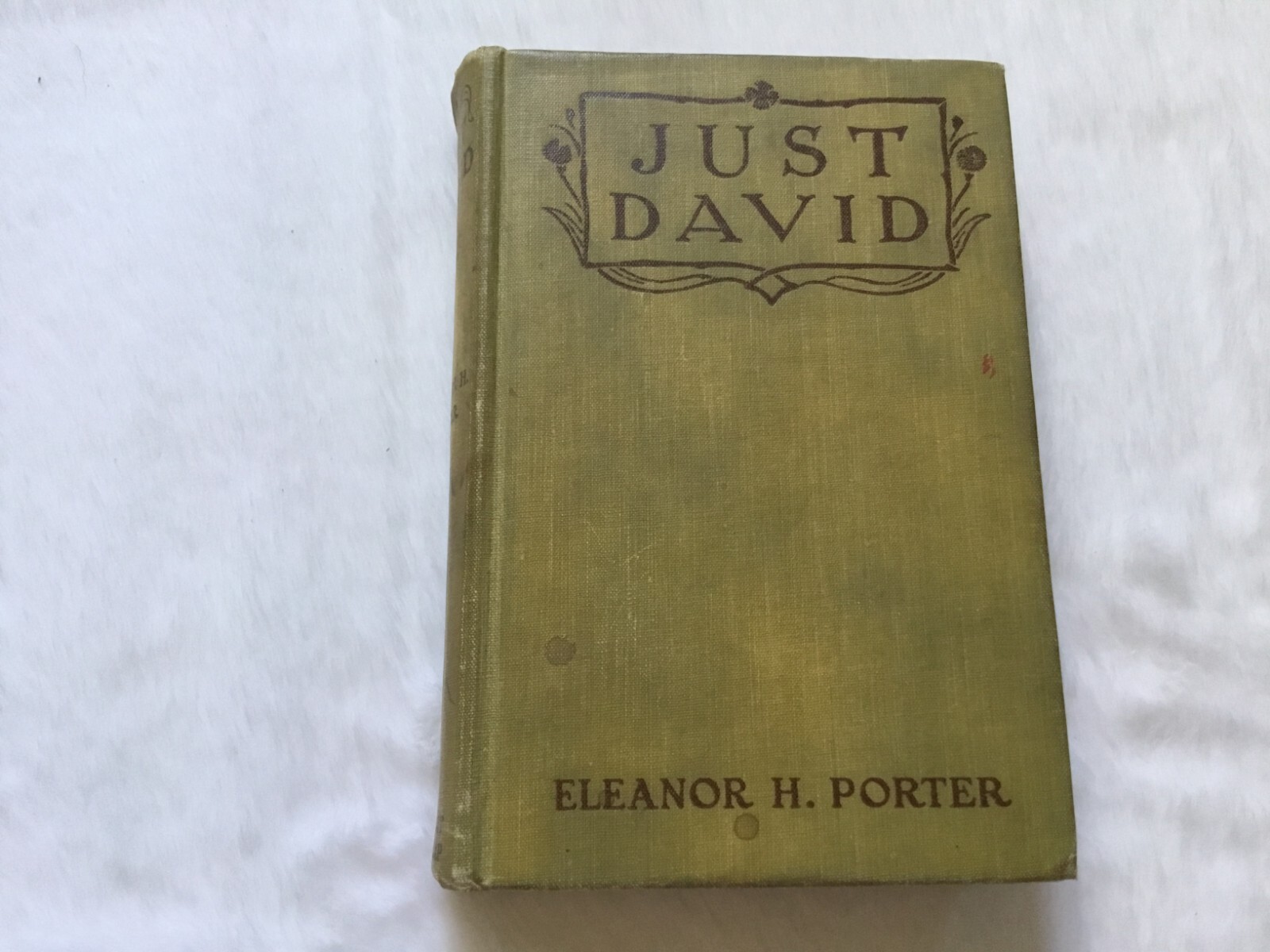 Just David by Eleanor H. Porter Vintage Hardcover Book Grosset & Dunlap