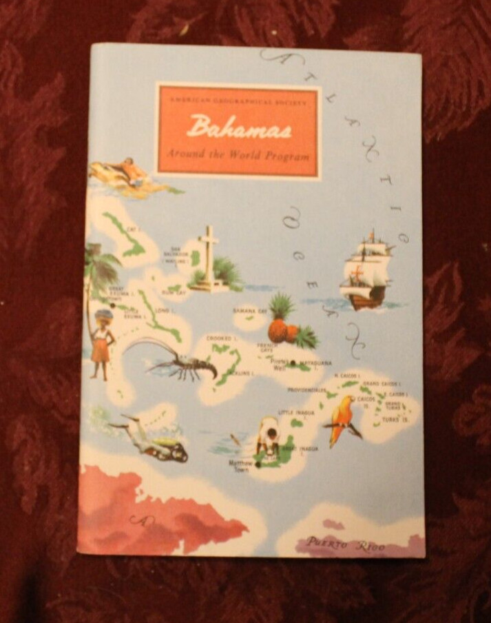 Bahamas ~ E. John Long ~ Around the World Program ~ 1964 AGS SC Booklet