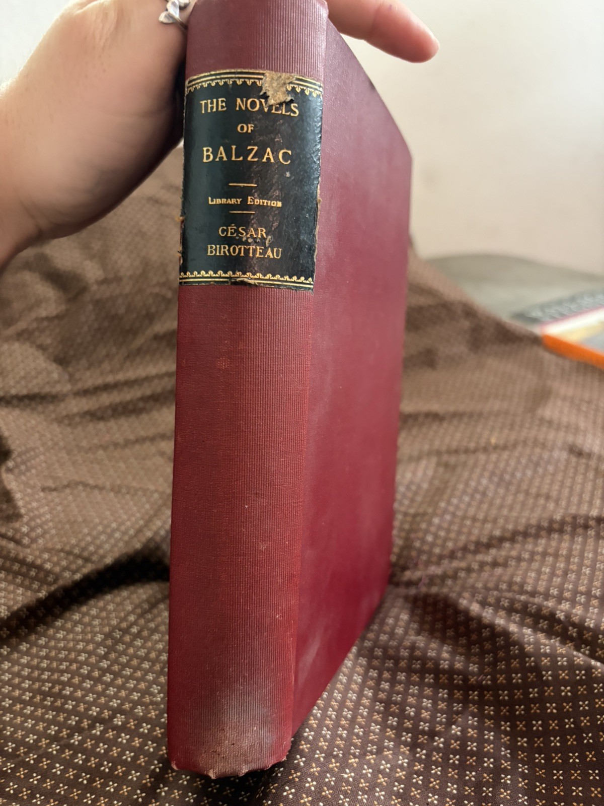 The Novels Of H De Balzac, Cesar Birotteau, 1898 Library Edition 705 of 1250