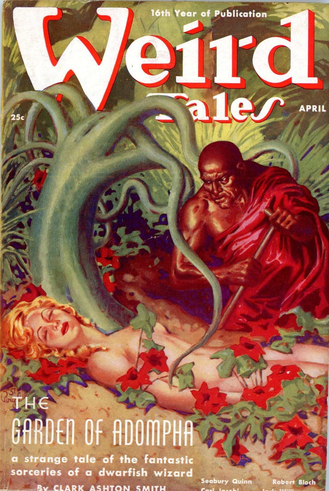 WEIRD TALES April 1938 . Farnsworth Wright, No 4 Volume 31 / WEIRD TALES #32801