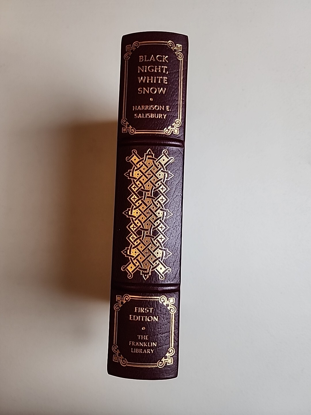 Franklin Library 1ST Edition Society BLACK NIGHT, WHITE SNOW Salisbury 1977