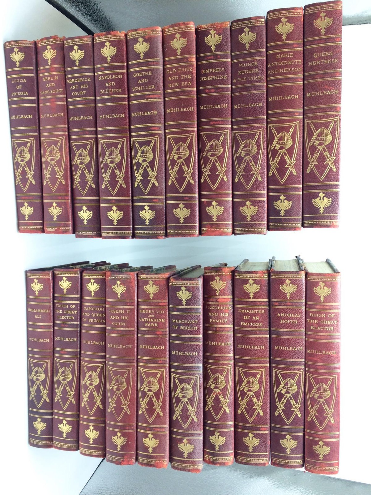 pseud of Clara Mundt L / Historical Fiction of Luise Muhlbach 20 volumes Queen
