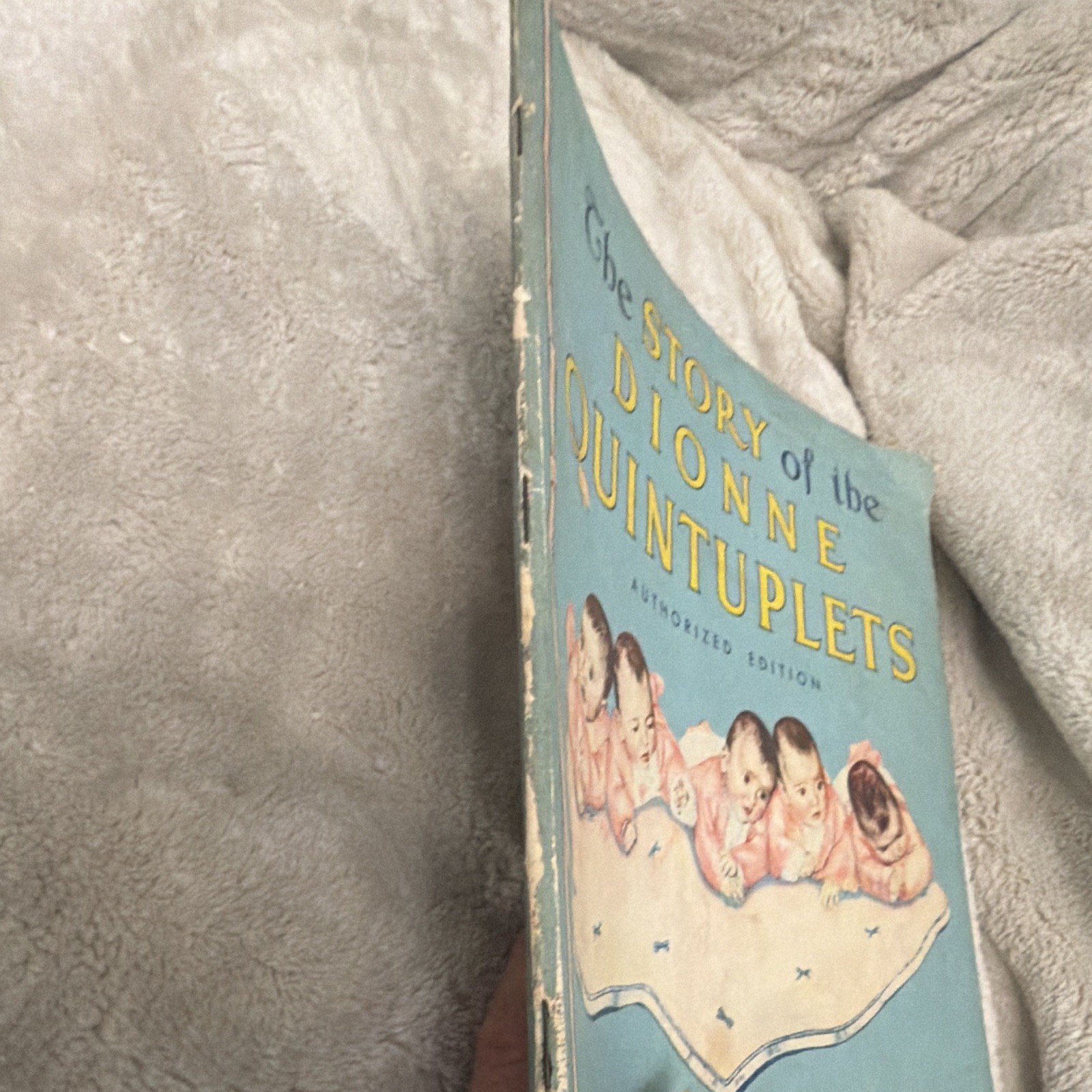 Whitman The Pictorial Story of the Dionne Quintuplets Softcover Illus 1935