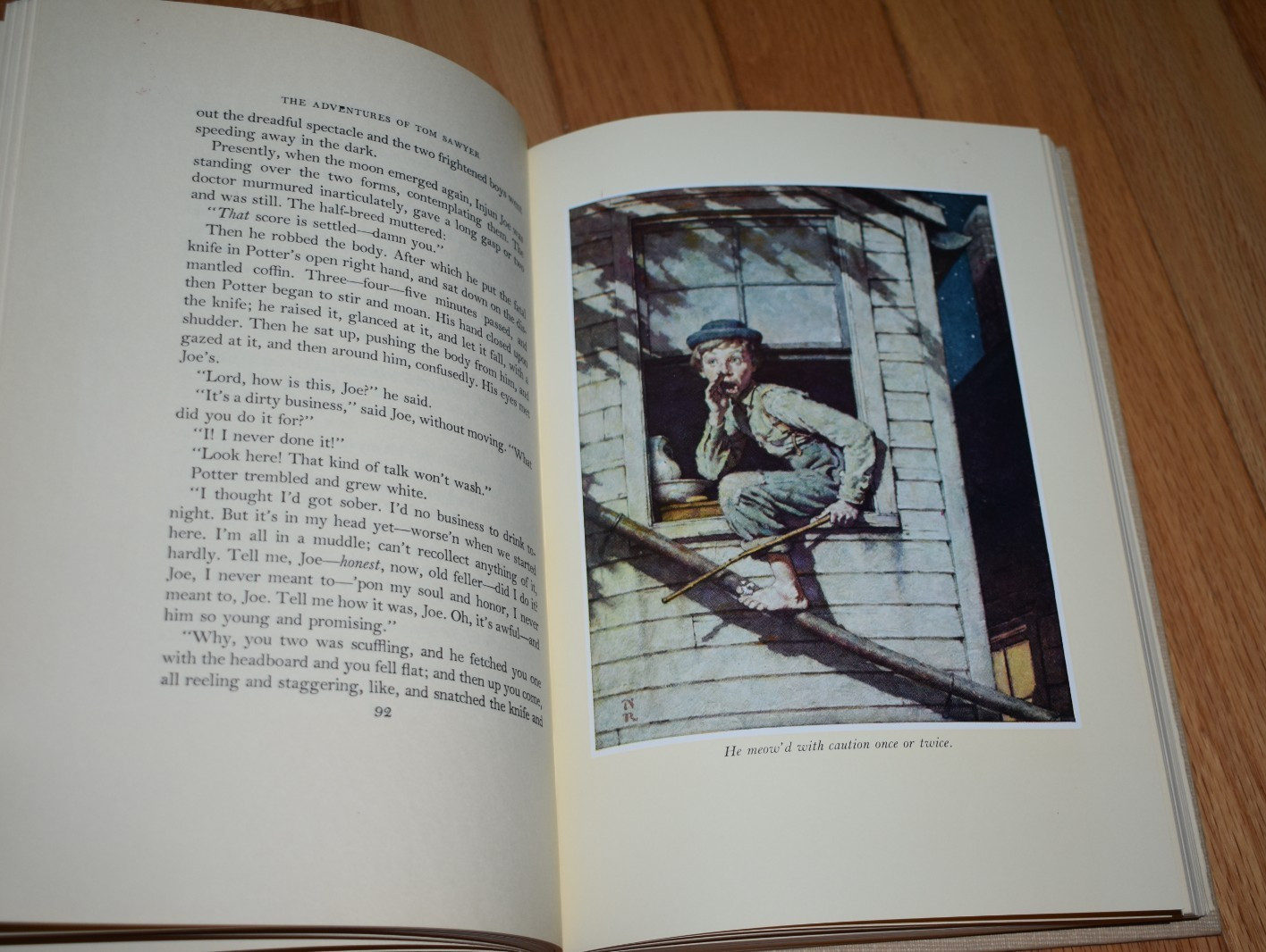 ADVENTURES OF TOM SAWYER Mark Twain Illustrated by NORMAN ROCKWELL Heritage