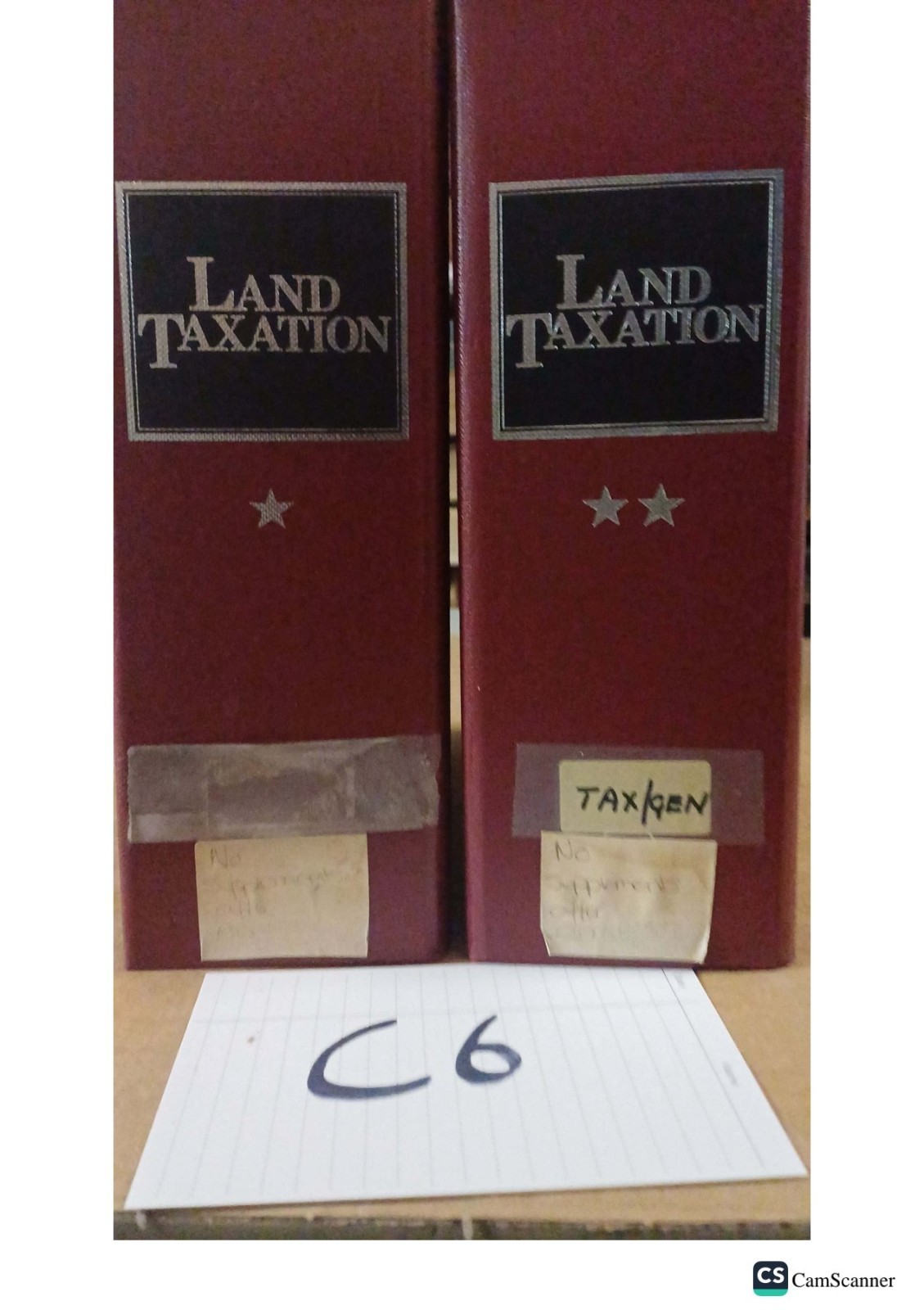Gammie and de Souza Land Taxation Looseleafs Volume 1 And 2