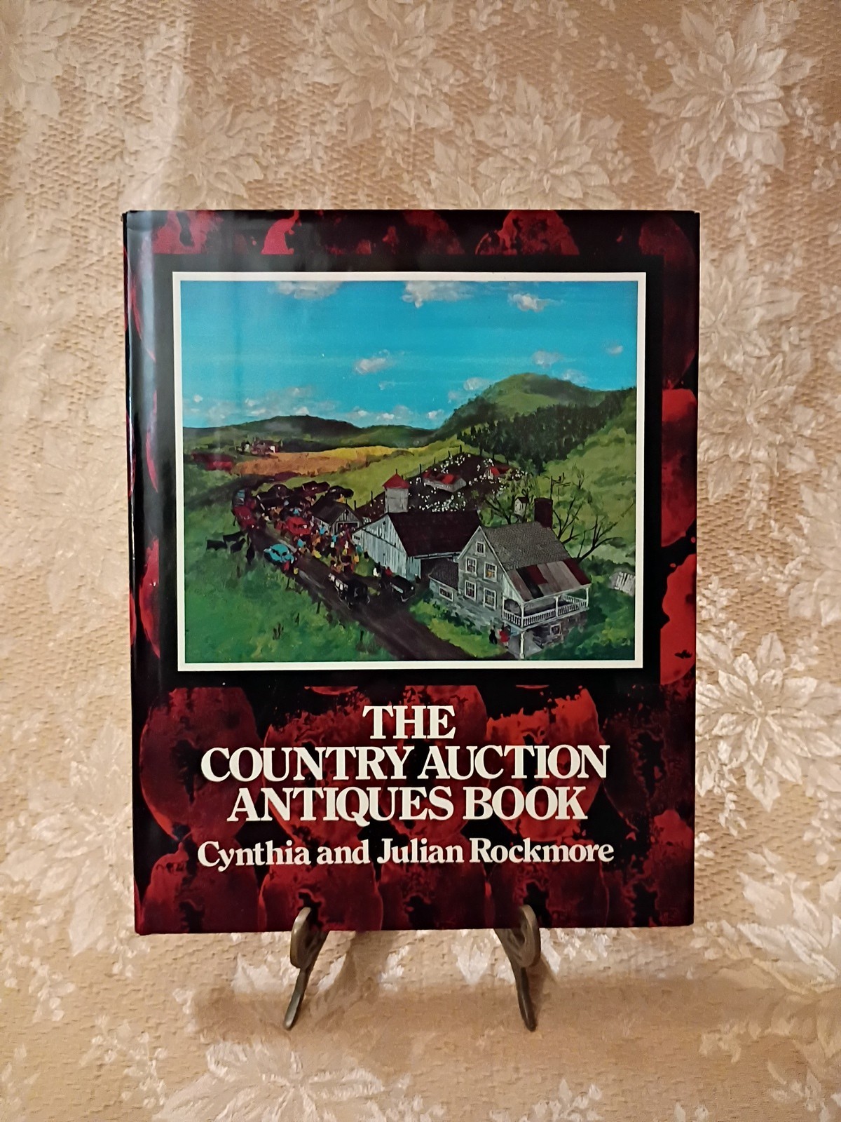 1974 The Country Auction Antiques Book Cynthia Julian Rockmore HC Hawthorn Books