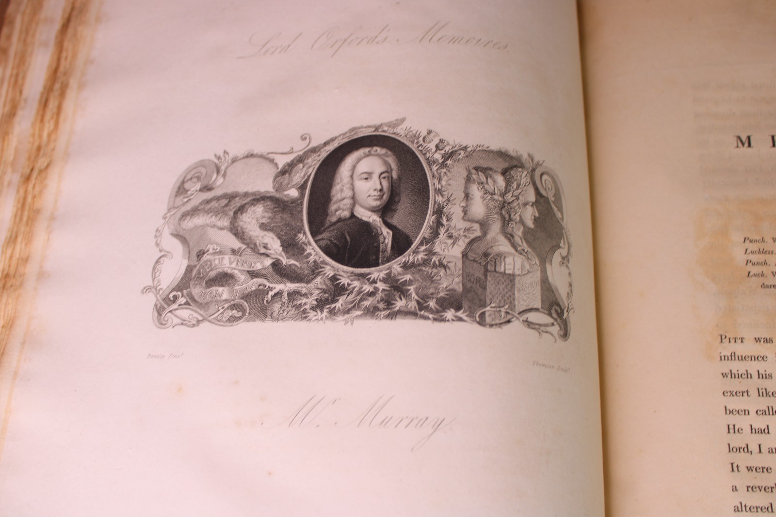 1822 2 Vol Memoirs Last 10 Years Reign George II Antique History Book Walpole