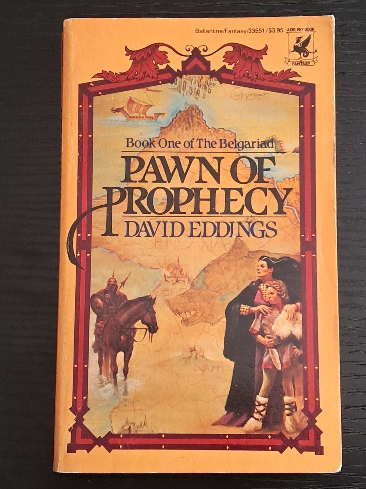 David Eddings Pawn Of Prophecy 1st Edition 1982 First Time In Print