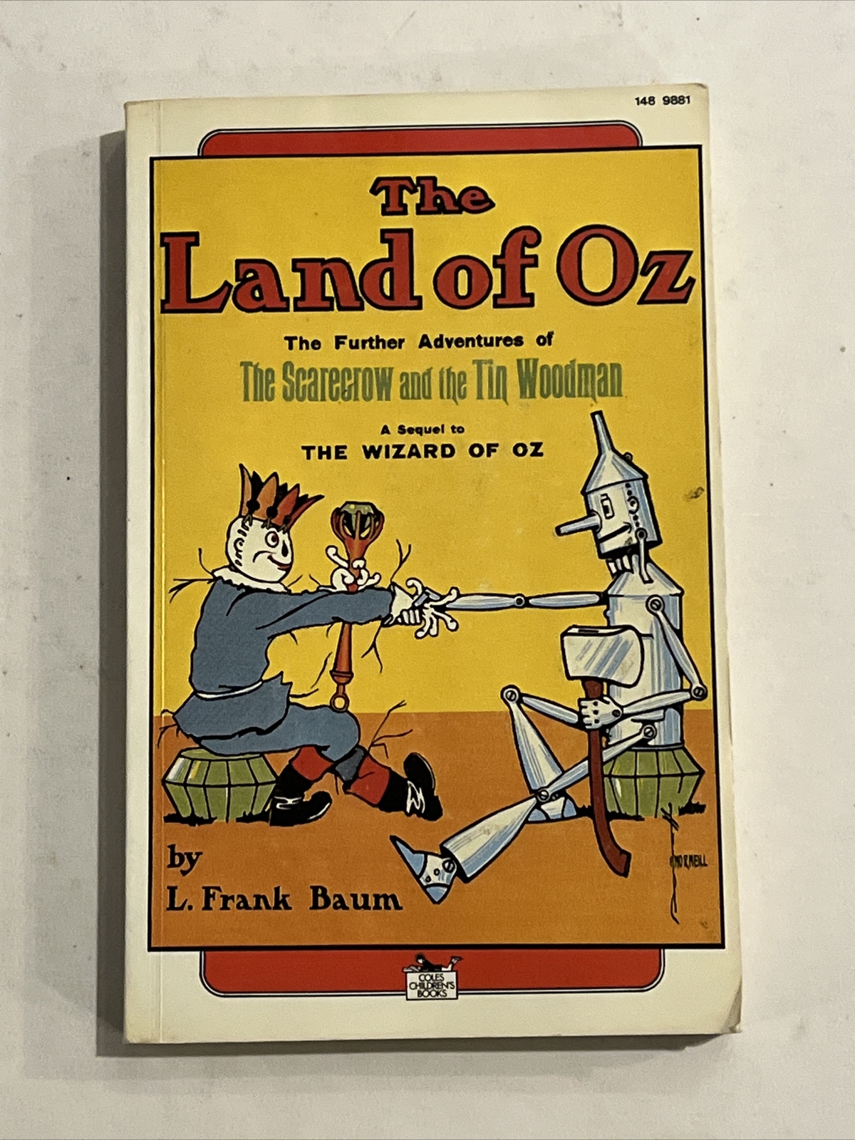 The land of OZ by L. Frank Baum (1980 PB Canada) Illustrated J.R. Neill (FAIR)