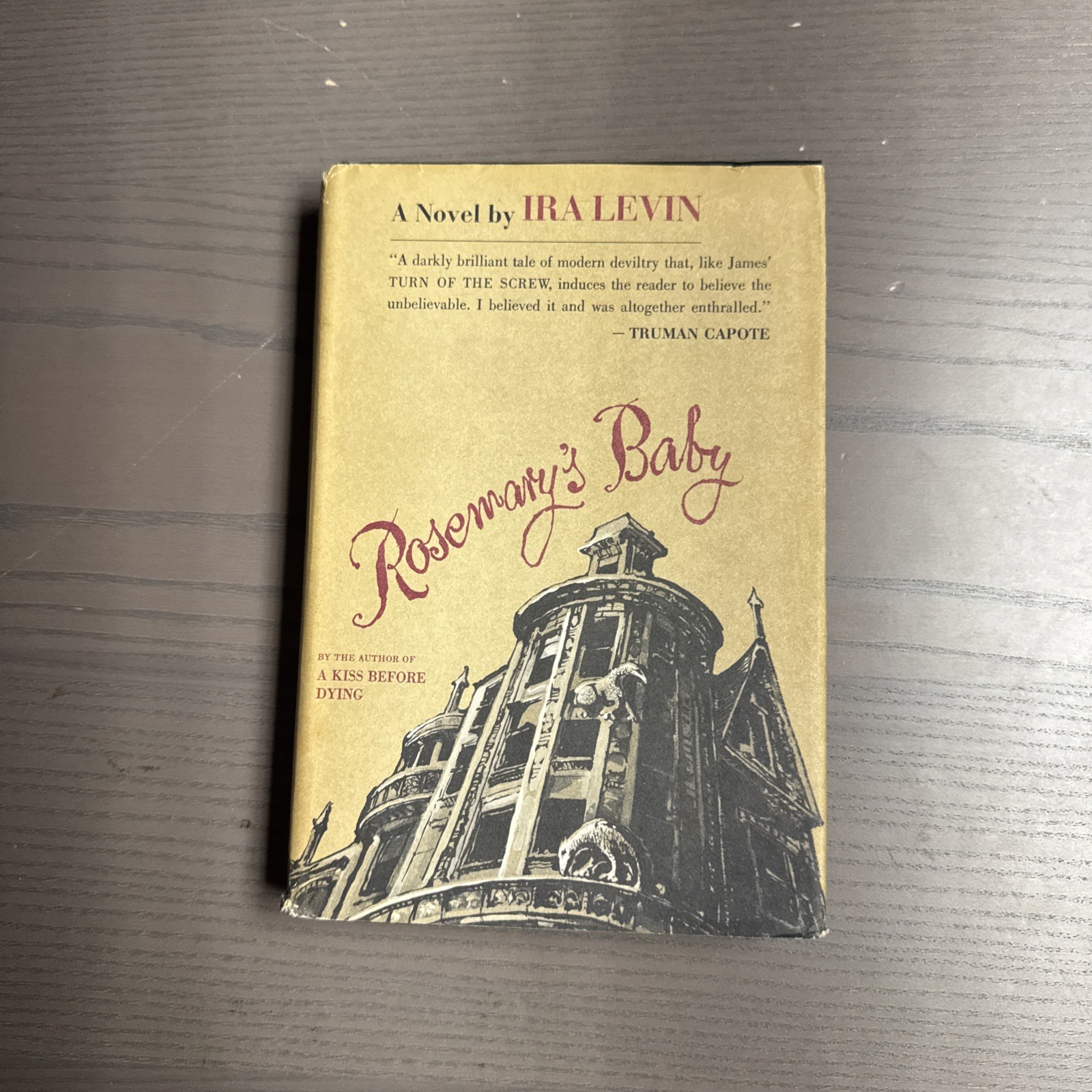 Rosemary’s Baby Ira Levin 1967 BCE Hardcover DJ Horror