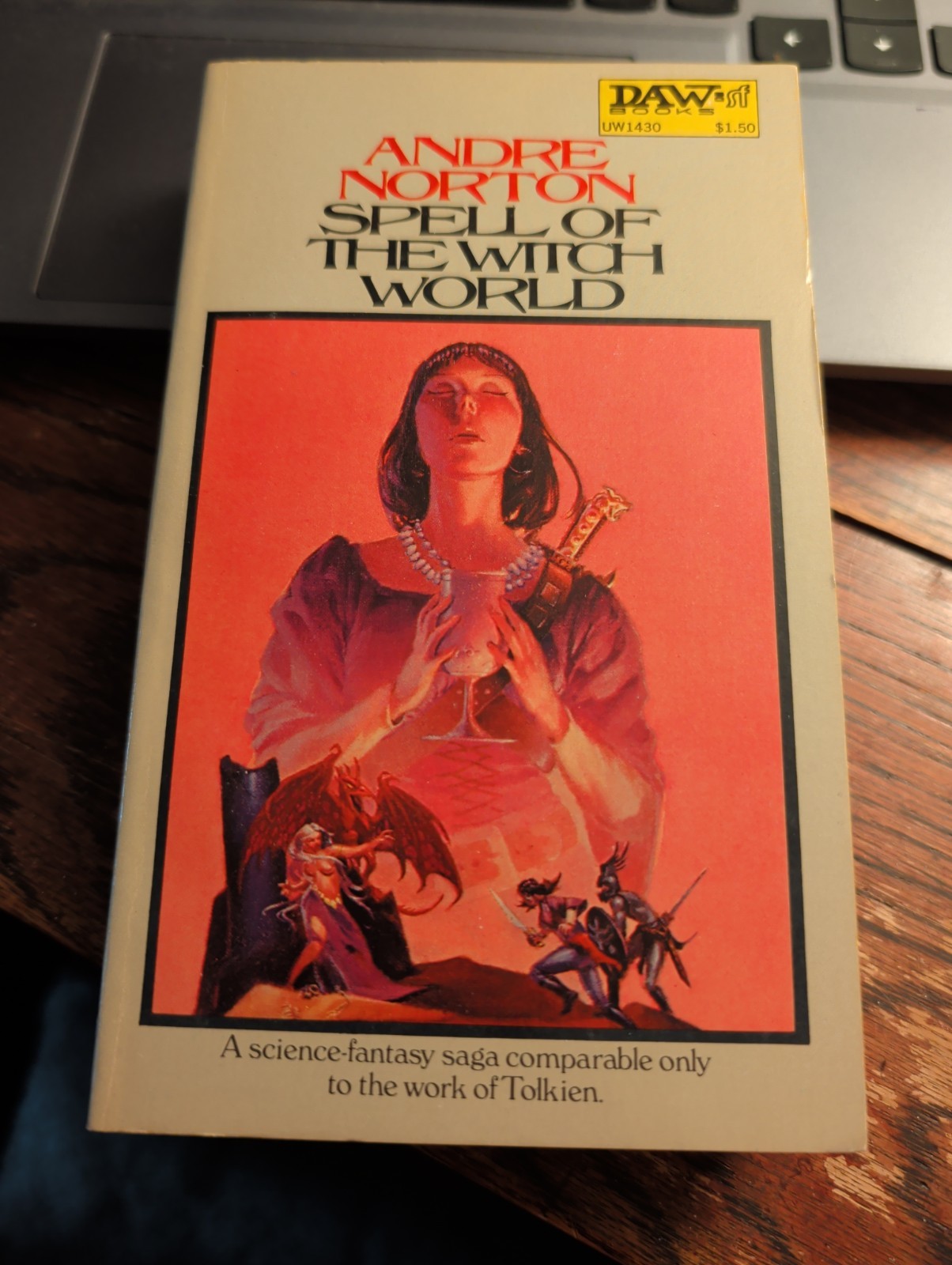 SPELL OF THE WITCH WORLD By Andre Norton fantasy series Paperback B-1