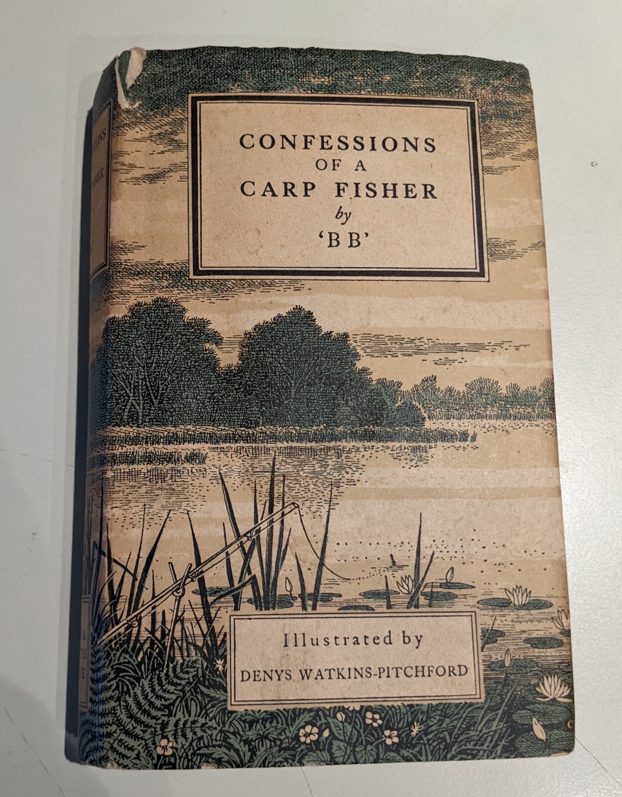 Confessions of a Carp Angler by BB-1st ed 1950-Hardcover-VG+