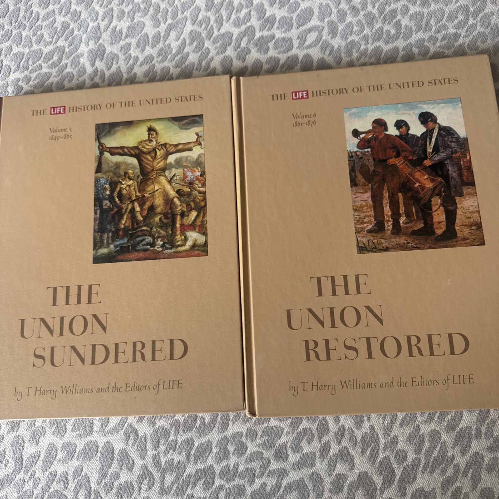 Lot of 2 Vintage The Life History of the United States Volume 5 & 6