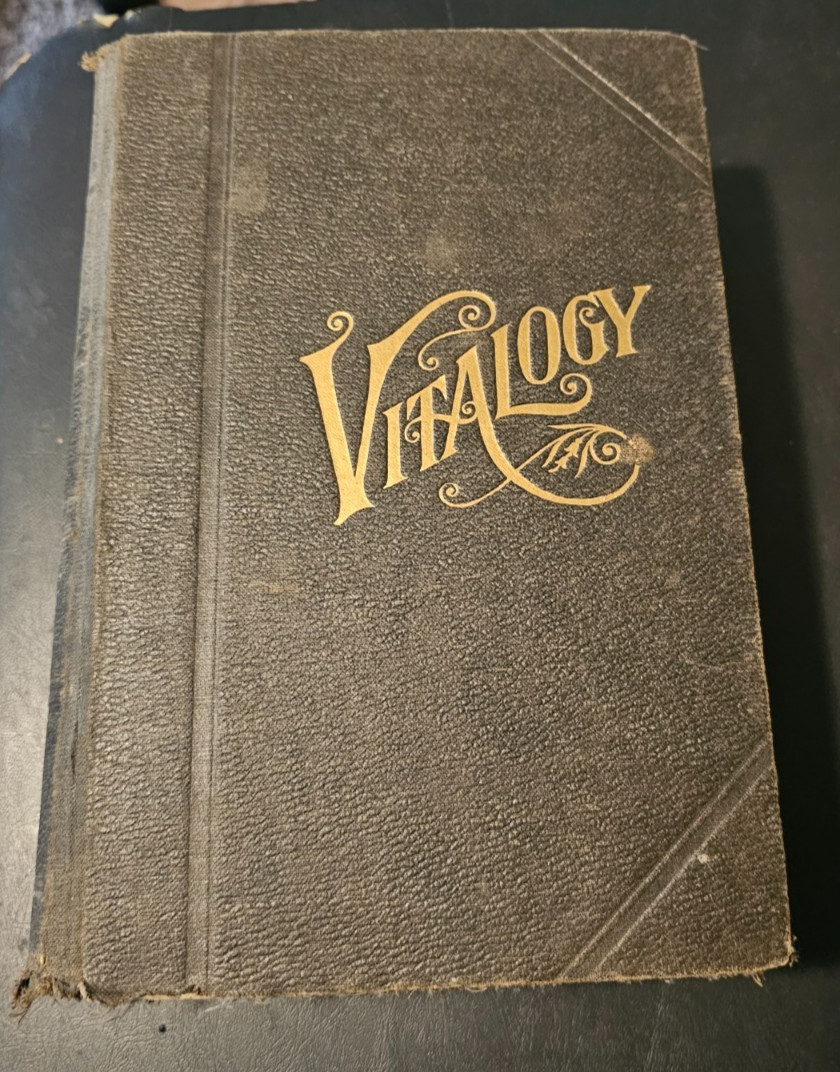 1923 Hardcover Book Vitalogy, Wood & Ruddock