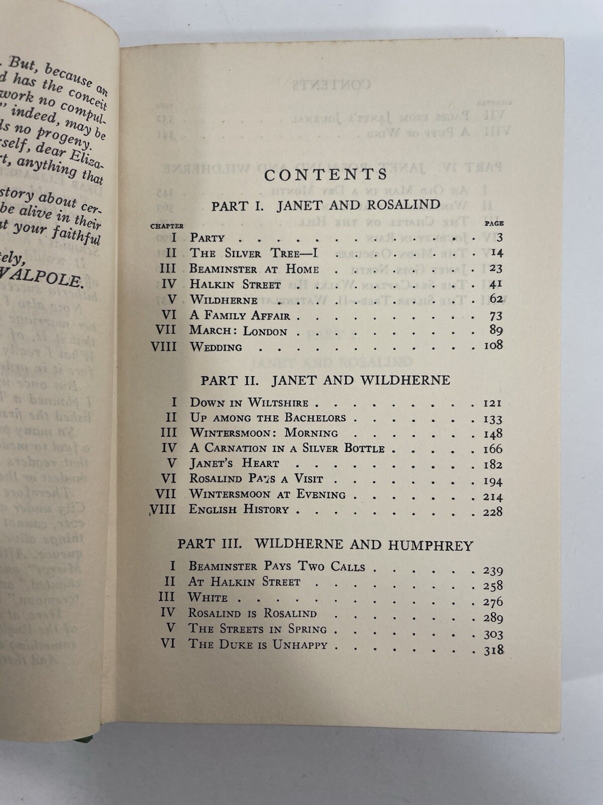 Wintersmoon Hugh Walpole c1927 Doubleday Doran and Company HC