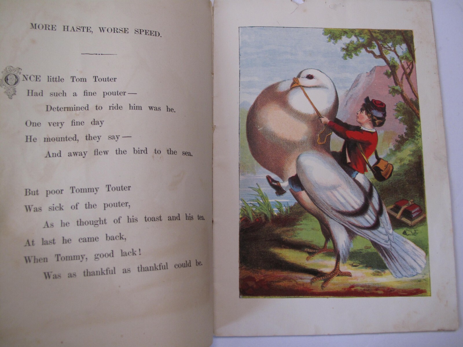 Children’s Juvenile Poetry Proverbs Nursery Color Chromolithographs McLoughlin