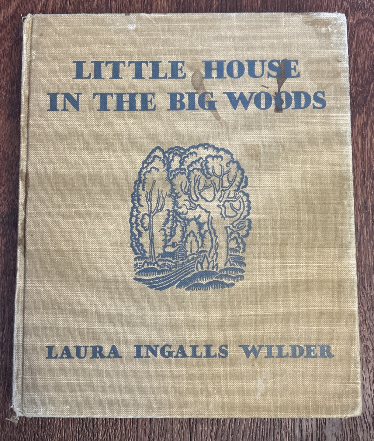 Little House in the Big Woods Laura Ingalls Wilder HC 1932 ed B-A