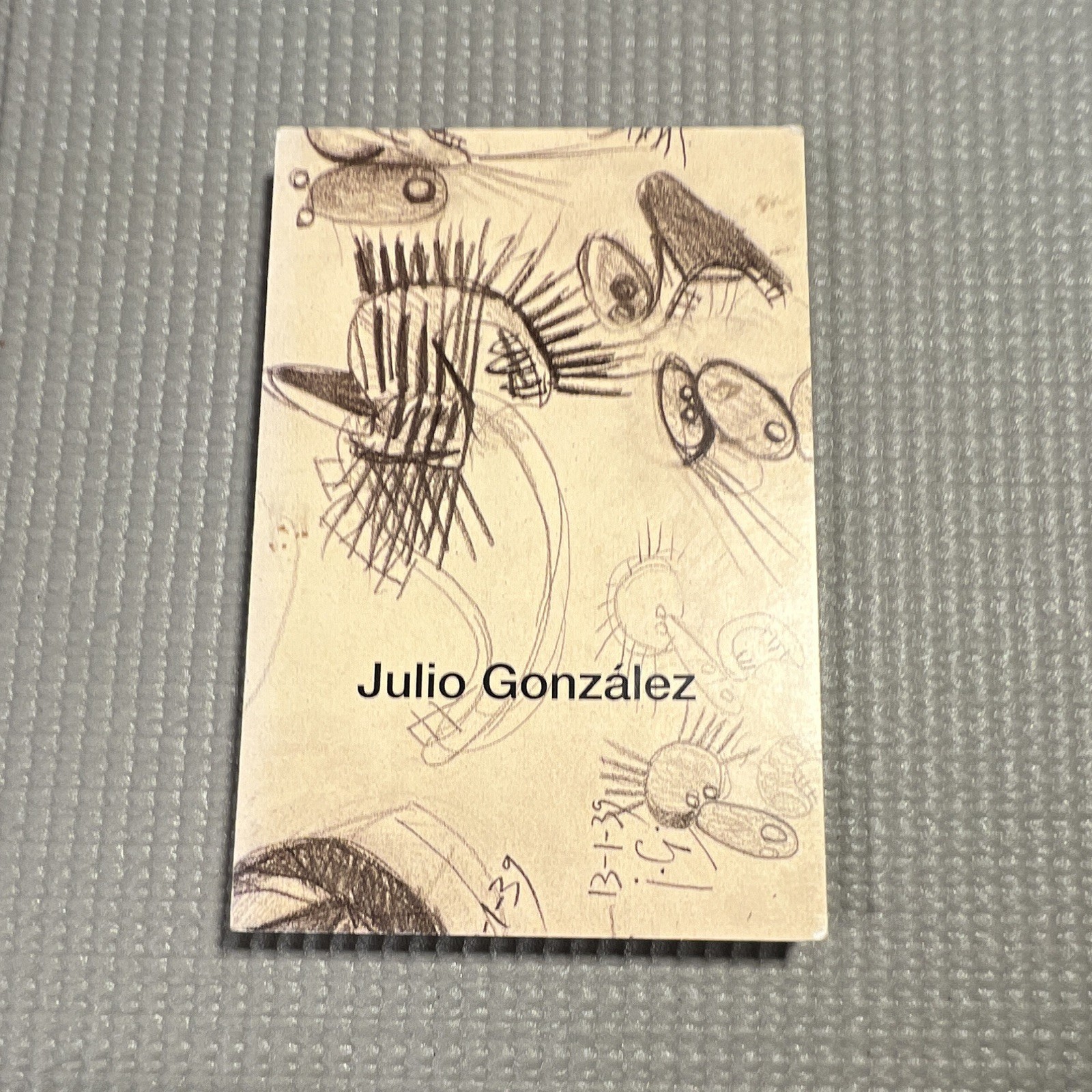 Julio Gonzalez Drawing for Sculpture 1995 PaceWildenstein Gallery Accordion Book