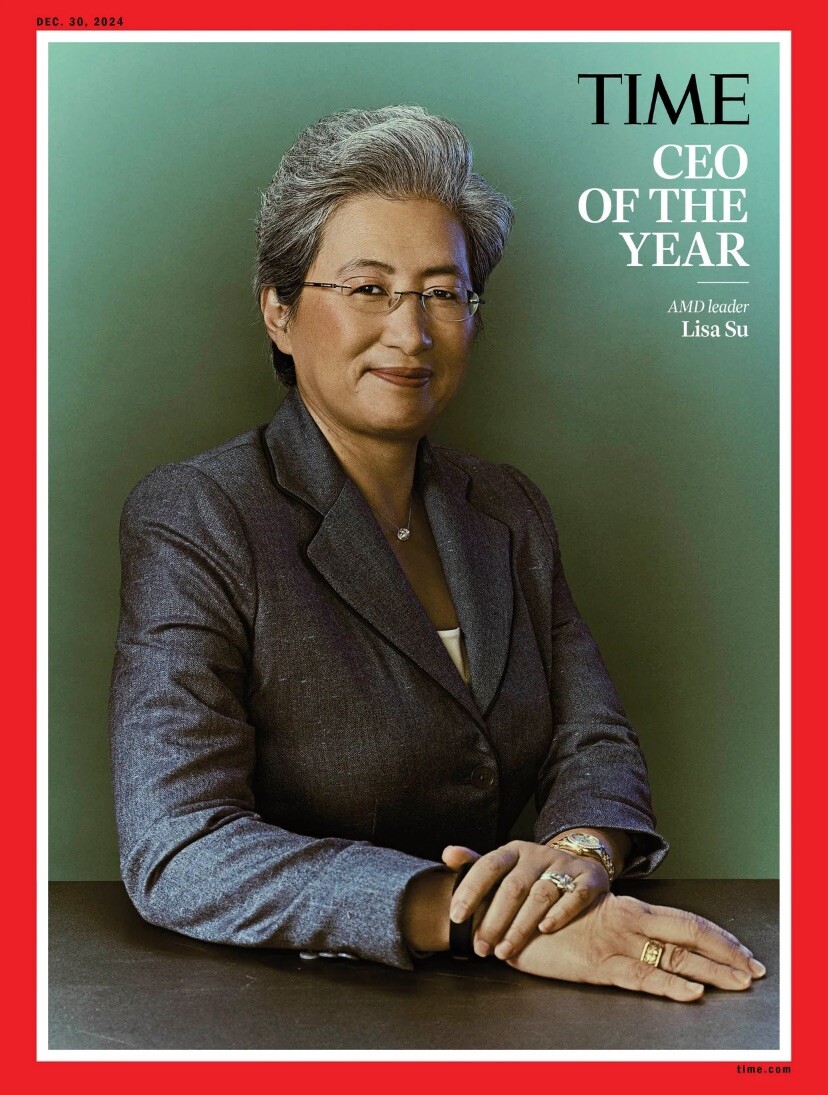 TIME MAGAZINE December 30 2024 LISA SU CEO of The Year AMD – BRAND NEW