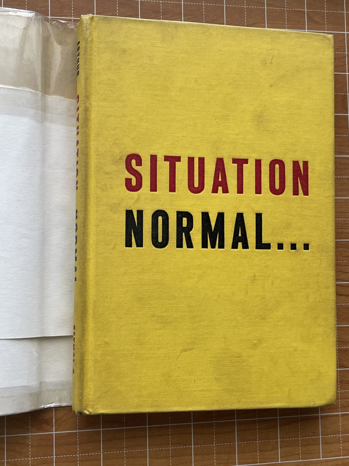 ARTHUR MILLER FIRST EDITION SITUATION NORMAL