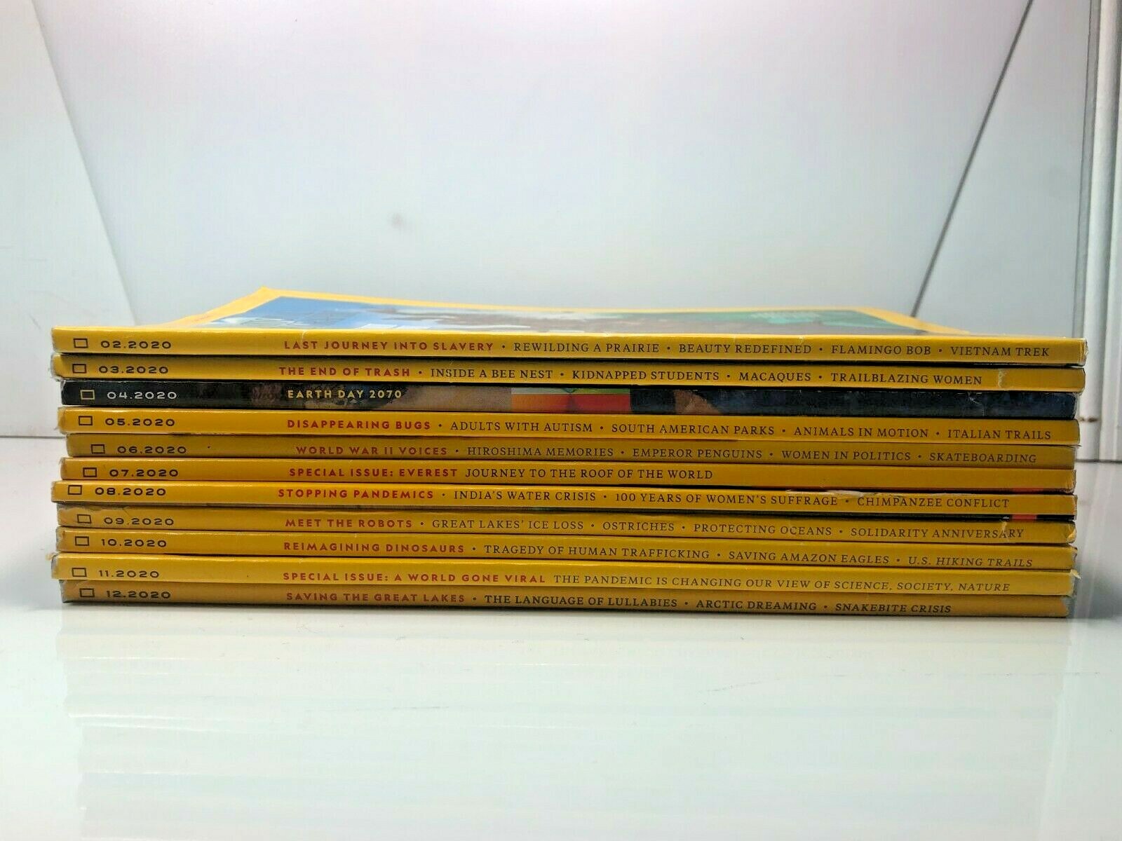 National Geographic Magazine 2020 11 Issues VERY GOOD