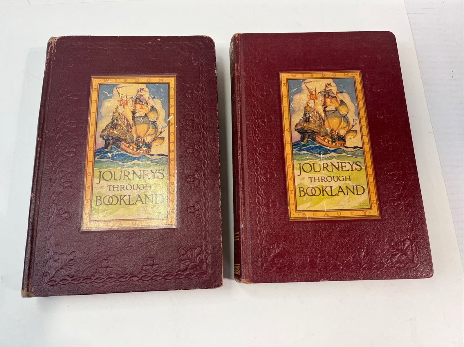 Journeys Through Bookland by Charles H Sylvester Vol. 6 8 Bellows Reeve 1922NNC
