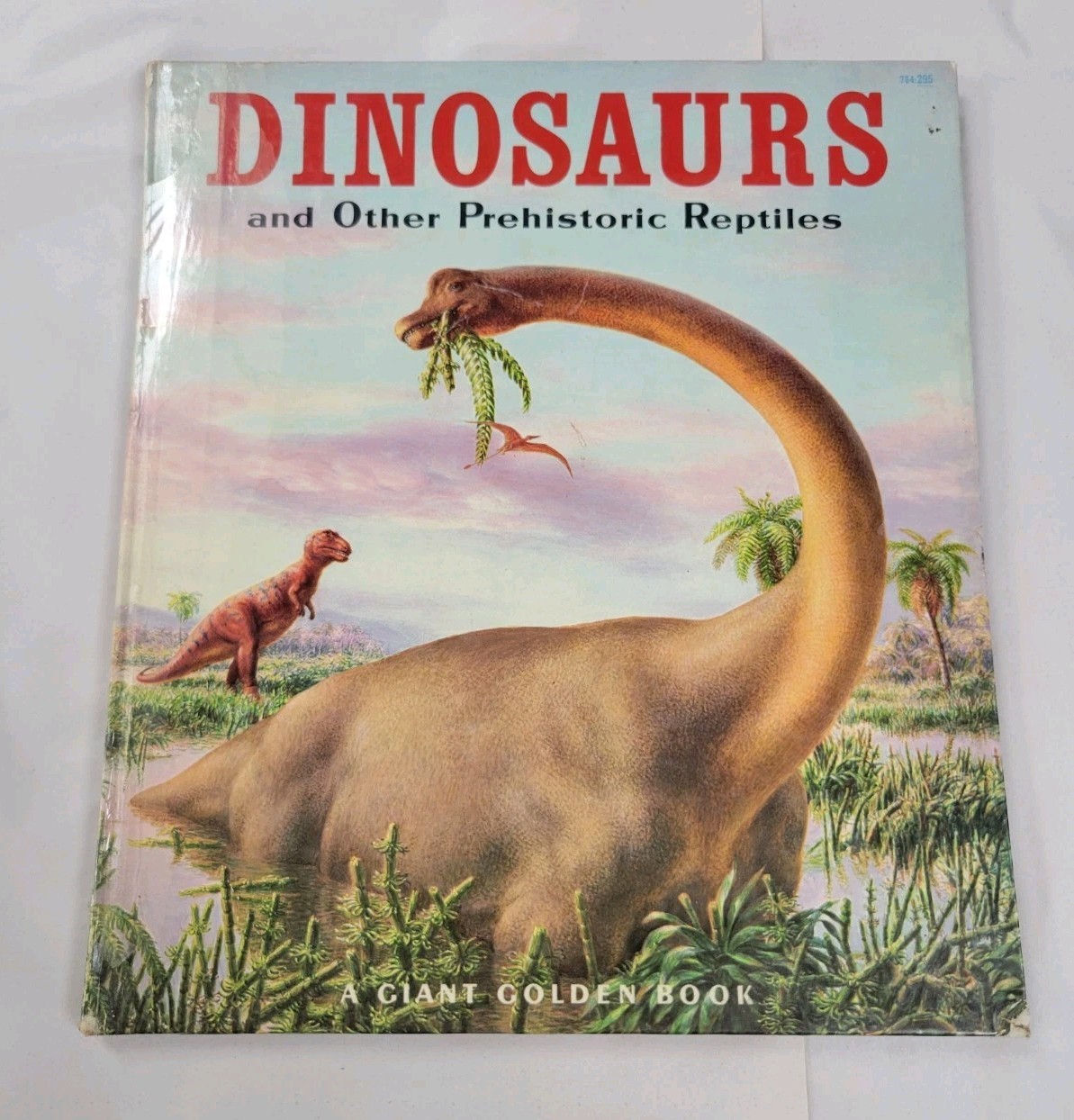 Dinosaurs And Other Prehistoric Reptiles-Watson Giant Golden Book 1960 vtg
