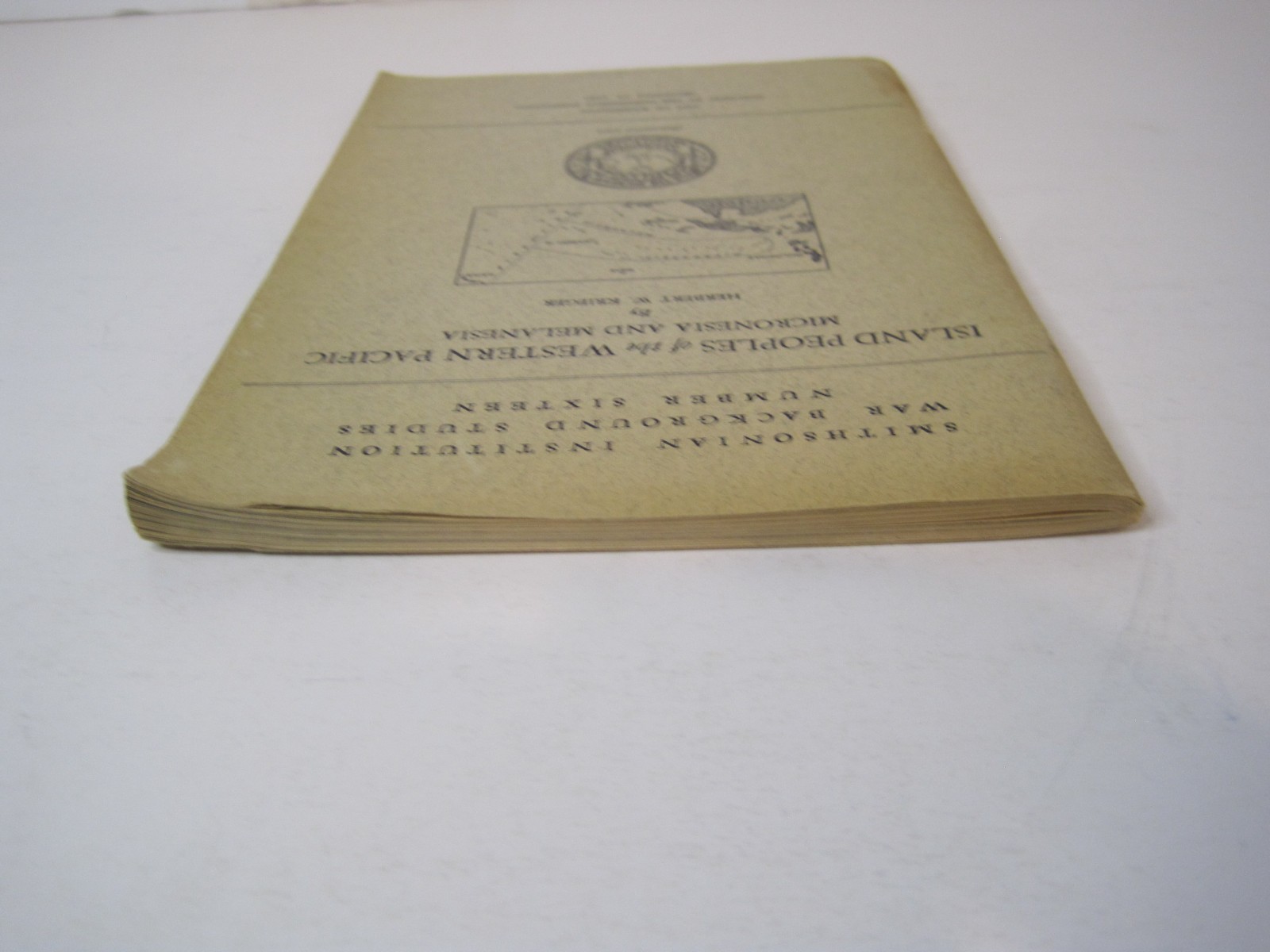 Smithsonian Institution War Background Studies No. 16 Island Peoples.. PB 1943