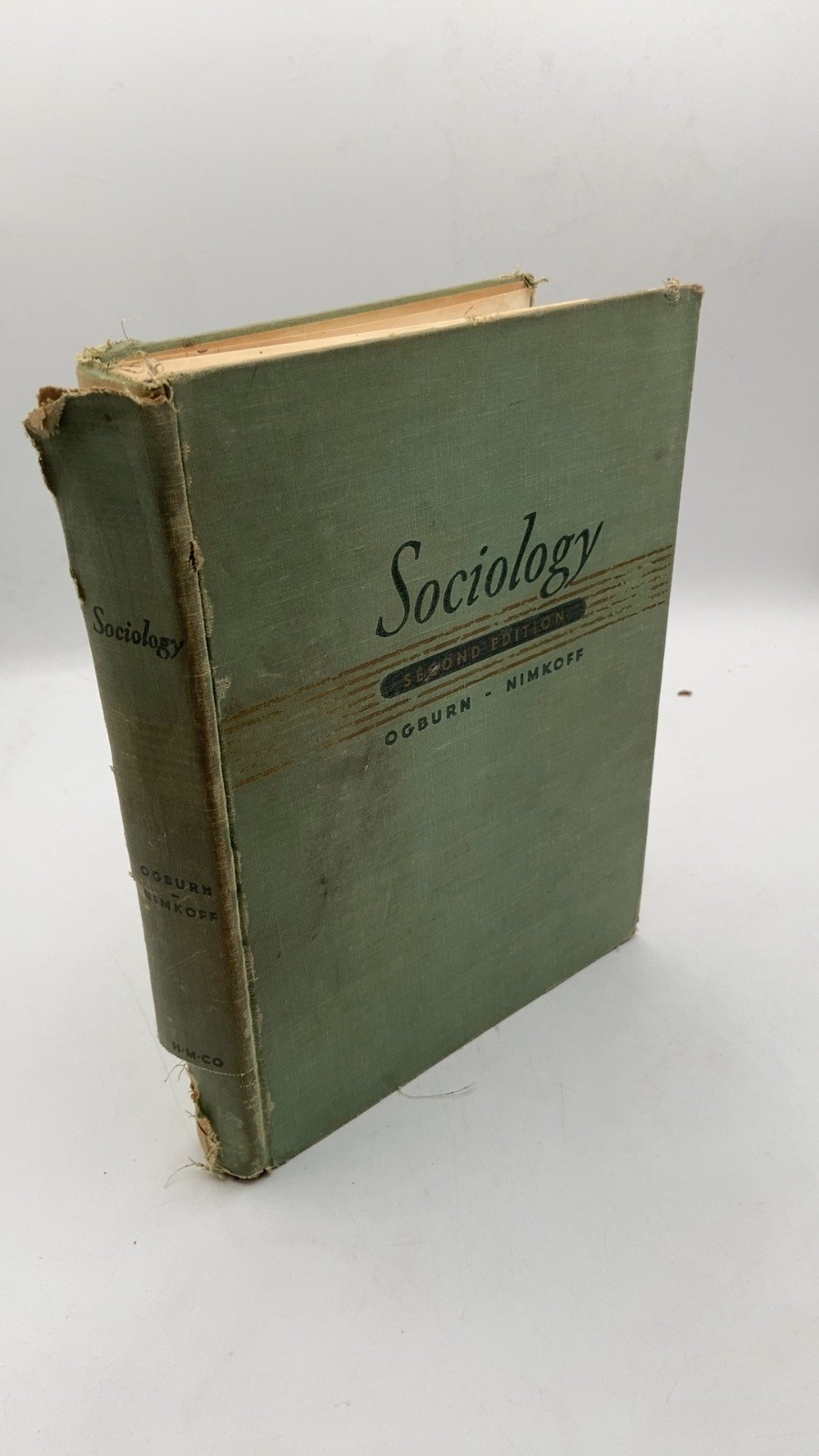 Sociology William F. Ogburn, Meyer F. Nimkoff Hardcover Second Edition 1950