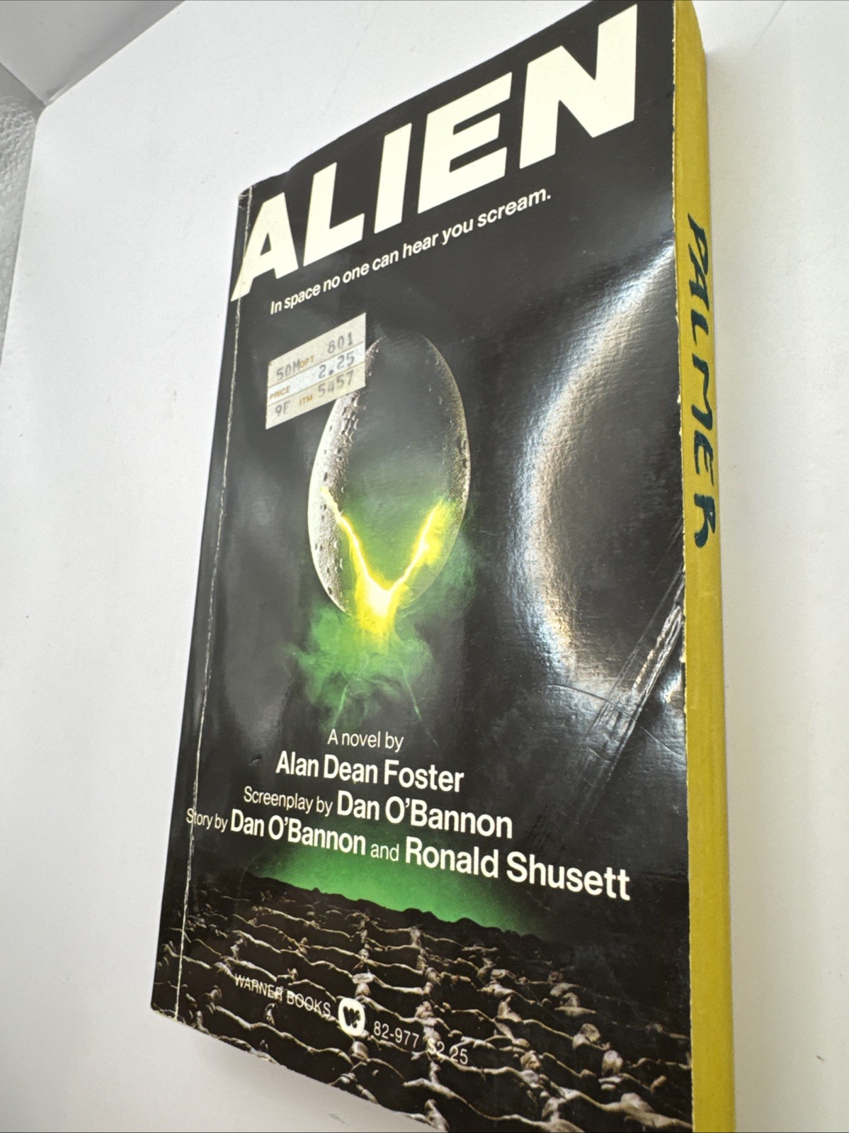 ALIEN Alan Dean Foster Warner Books 1st Paperback Scifi Horror 1979 I2