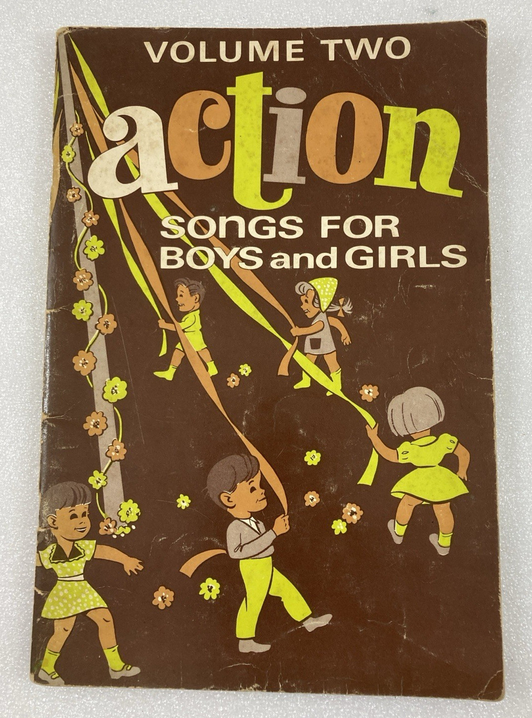 Vintage Singspiration Action Songs for Boys and Girls Vol. Two PB songbook 1950