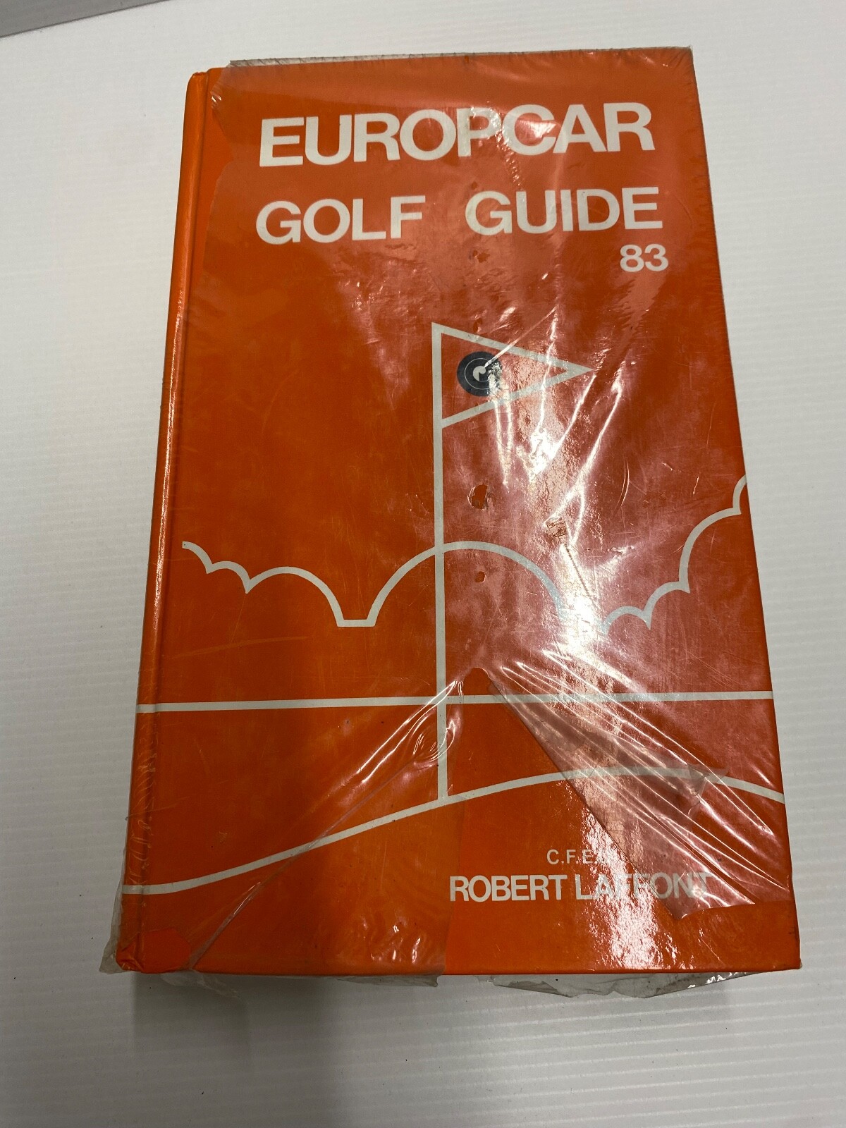 Europcar Golf Guide 1983, Robert Laffont, New Sealed Vintage Hardcover Book -NEW