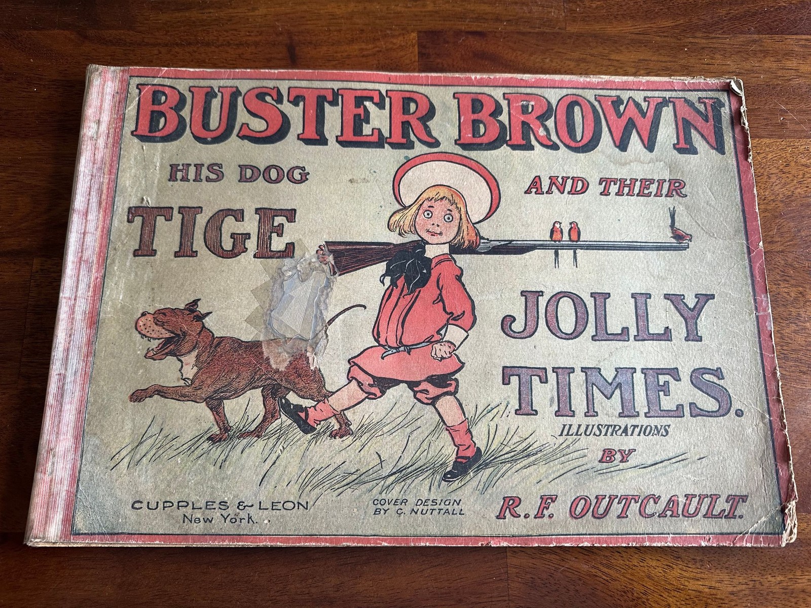 Buster Brown His Dog Tige And Their Jolly Times 1906 Cupples & Leon! SCARCE!