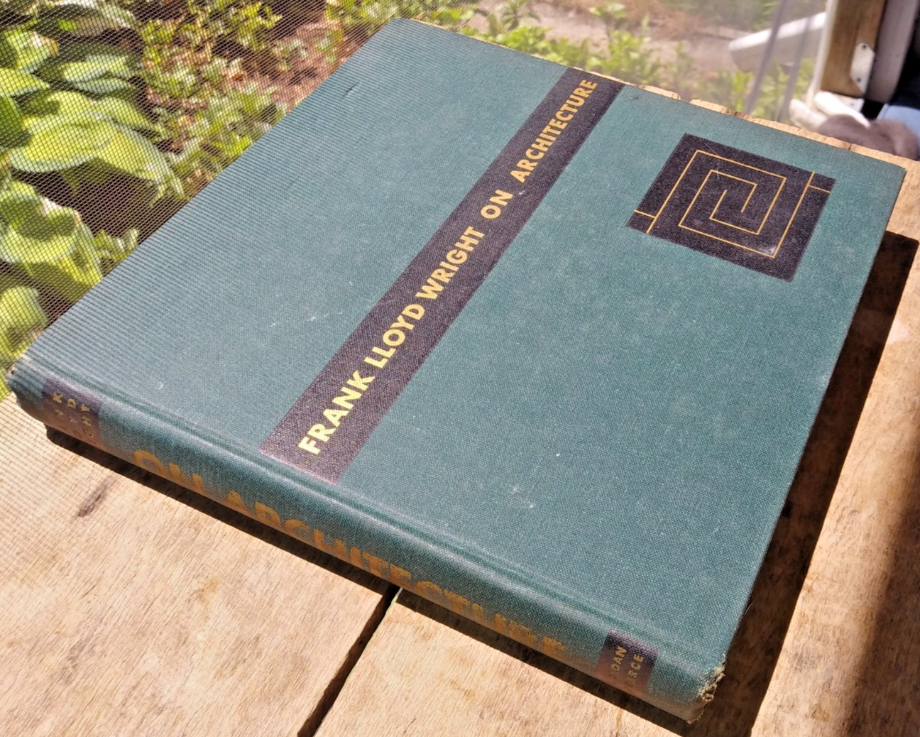 Frank Lloyd Wright on Architecture 1941 3rd Printing Design Construction