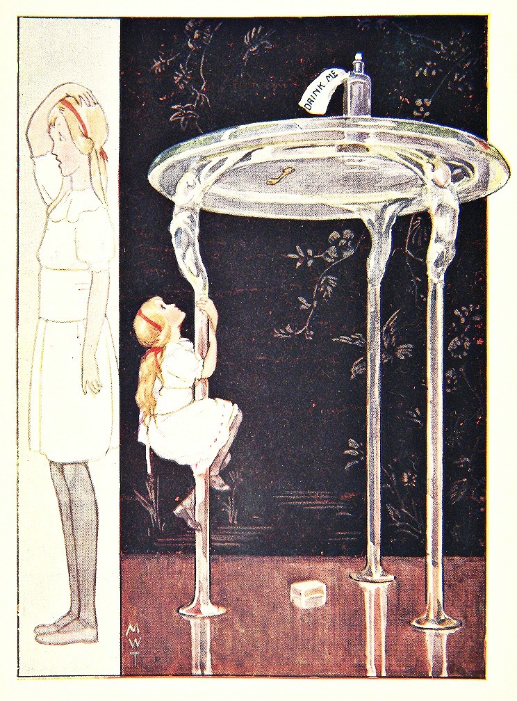 1919 color ALICE IN WONDERLAND Alice’s MARGARET TARRANT Adventures LEWIS CARROLL