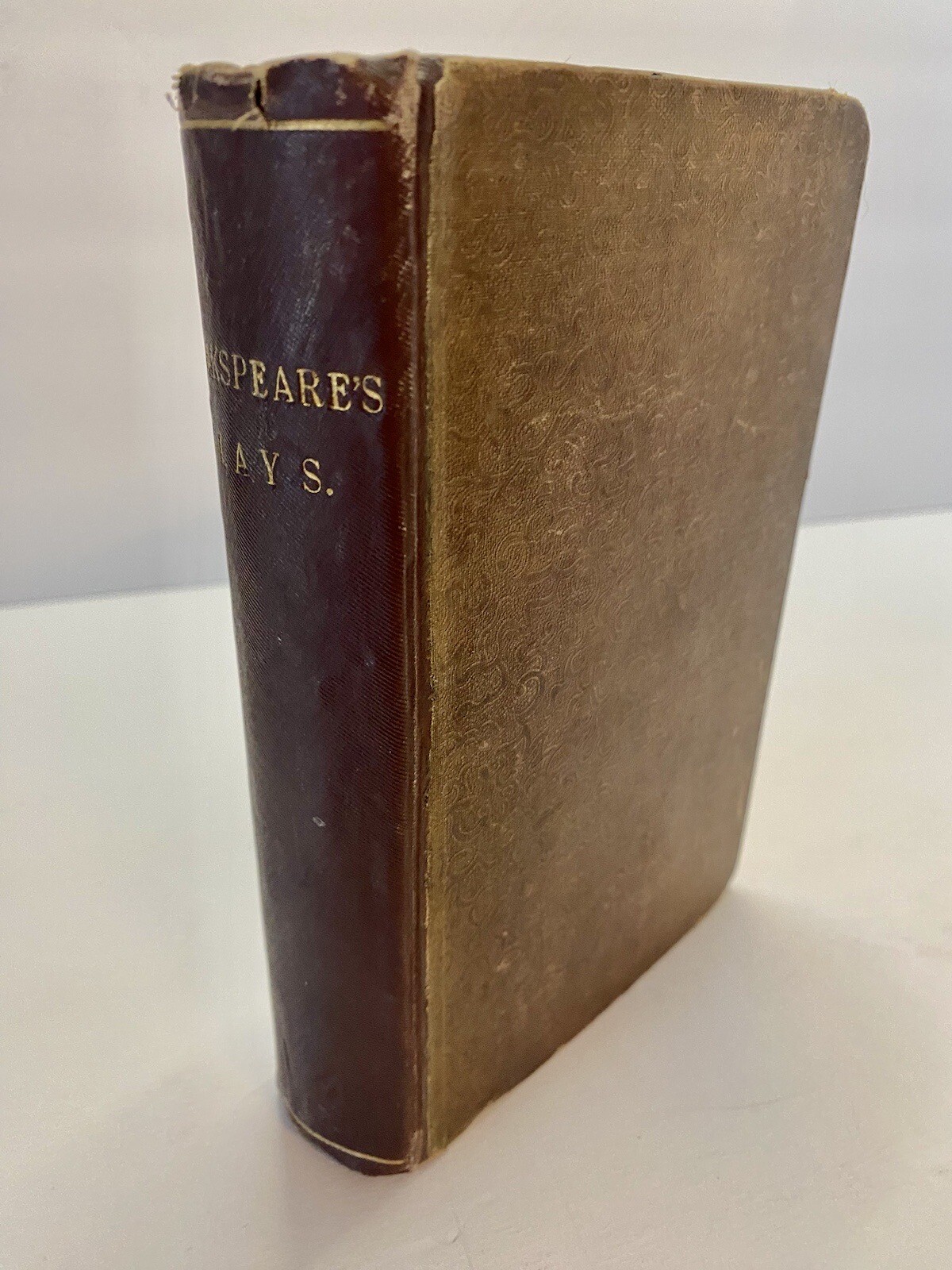 Antique Shakespeare’s Play’s Complete In One Volume 1836 Dramatic Works