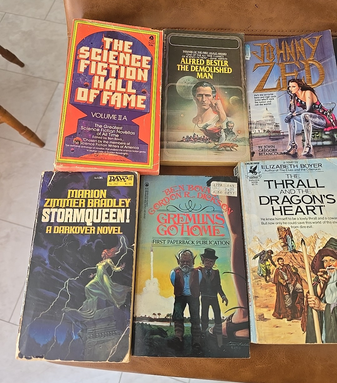 Lot of 8 Vintage Mixed Authors Fantasy Science Fiction Suspense Paperback Books
