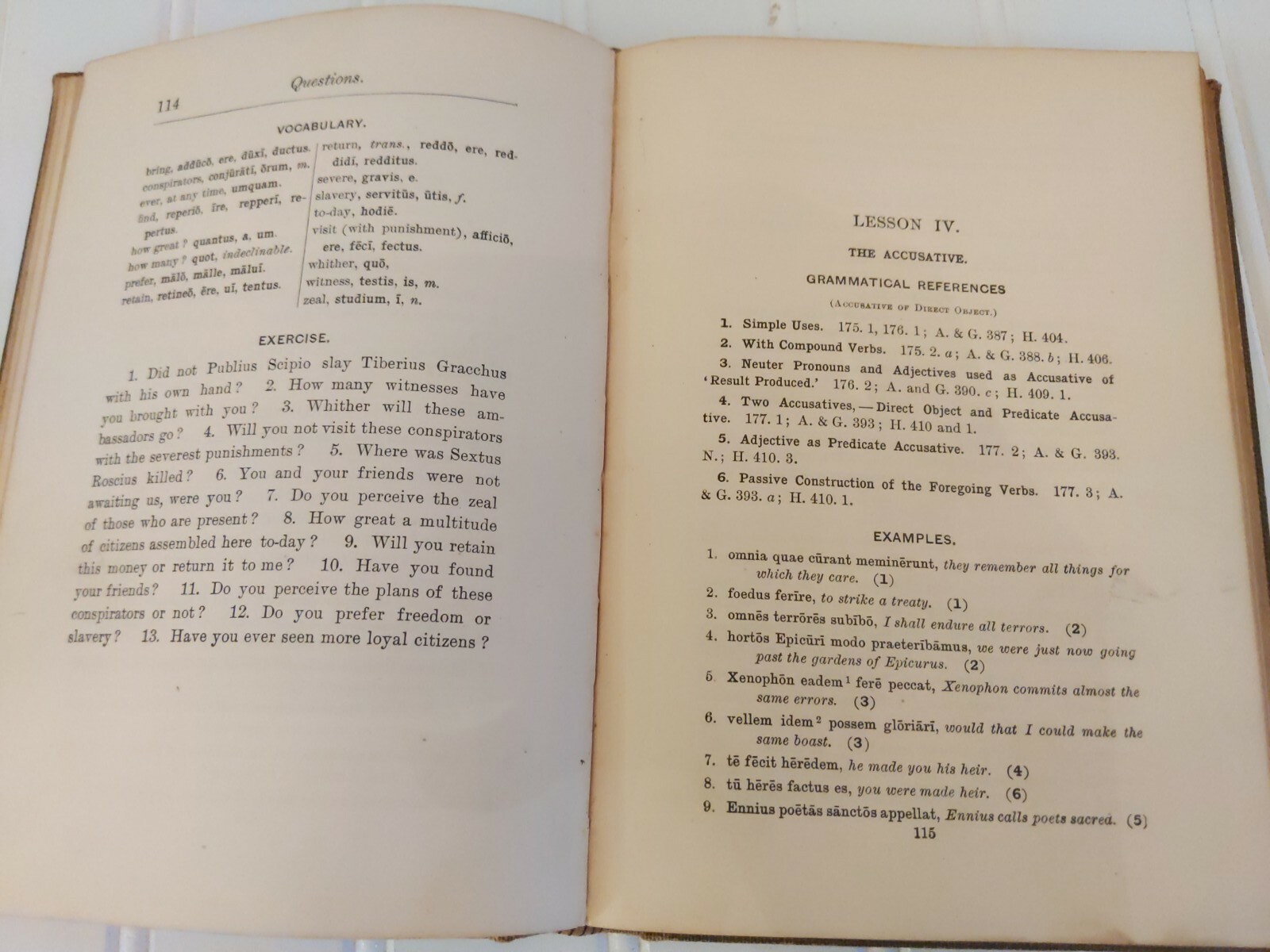 A NEW LATIN COMPOSITION By Charles E. Bennett – Hardcover 1919