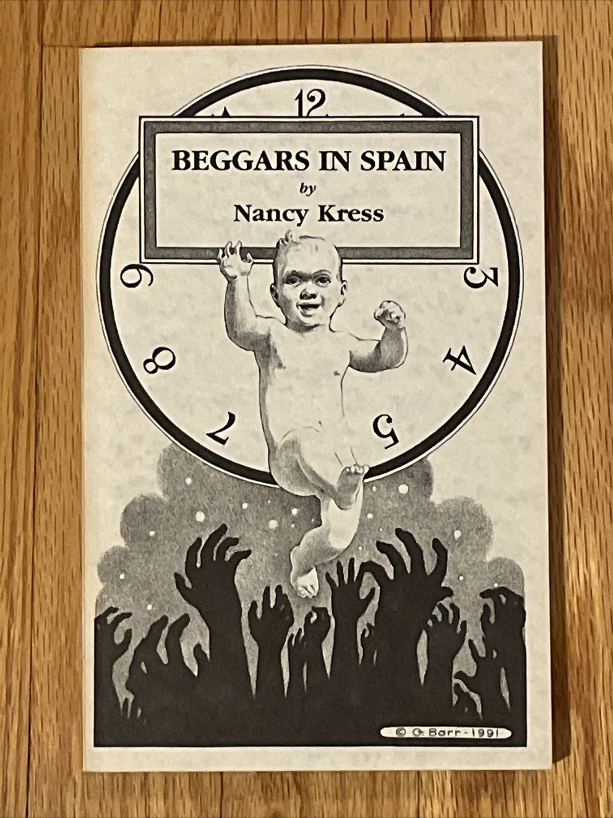 Beggars in Spain by Nancy Kress Axolotl Press SIGNED