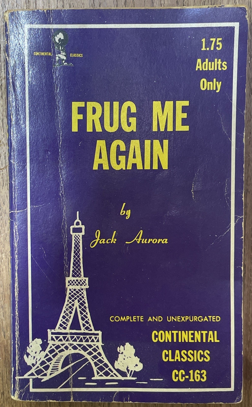 Continental Classics FRUG ME AGAIN CC-163 Vintage Adult Sleaze Erotica Aurora